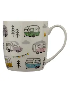 Porculanska šalica Puckator Wildwood Caravan 300 ml MUG356
