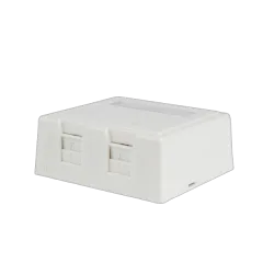 Gembird Two jacks surface mount box