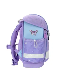Torba školska Belmil classy purple blue butterfly 403-13/AG/61