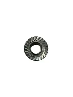 Hexagon nuts with flange and serration, 100 kom