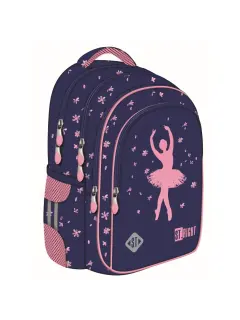Ruksak školski St.Right Pink Ballerina 17"