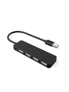 Asonic HUB 4port, USB2.0, crni