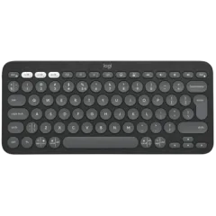 Logitech Pebble Keys 2 K380s Bluetooth Keyboard, Graphite, HR