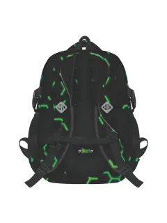 Ruksak školski St.Right Green Level s pretincem za laptop 17"