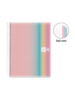 Kolegij blok Miquelrius A4 70g 120L spiralni kocke Aurora West Bay MR4081