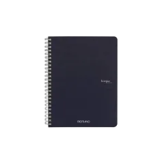 Bilježnica Fabriano Ecoqua original A5 90g 70L spiralna kocke dark blue 19148104