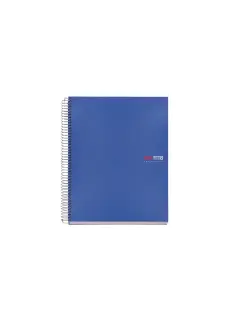 Kolegij blok Miquelrius A5 70g 200L spiralni crte Polypropylene plavi MR43005