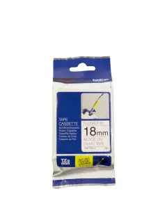 Vrpca Brother p-touch TZEFX241 18mm white/black