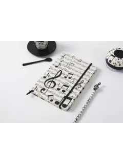 Notes iTotal A5 točkice Music XL1811A