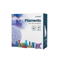 Gembird PLA filament for 3D printer, Black, 1.75 mm, 1 kg