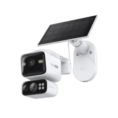 TP-Link Tapo C645D KIT Solar-Powered Dual-Lens Pan Tilt Security Camera Kit