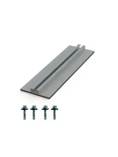 Trapezoidal rail 400 mm/ MEDIUM (25 mm), EPDM
