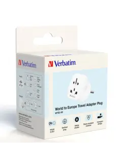 Adapter Verbatim WTEU-02 #49549 Svijet-Europa, putni utikač