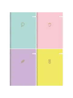 Bilježnica Ilijanum A4 70g 96L crte soft touch (topli uvez) 21106