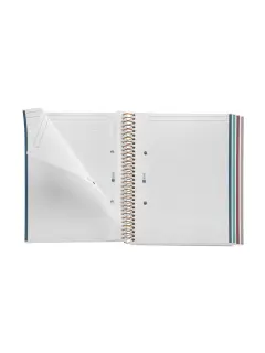 Kolegij blok Miquelrius A5 70g 100L spiralni crte Extra rigid cardboard lifestyle thoughts midnight MR46917