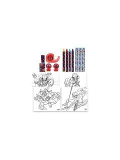 Set za bojanje od 12kom Spiderman 17,5x18,5cm  508536
