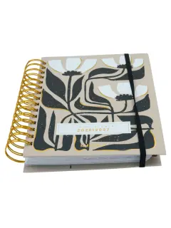 Planer Neutral Floral 16 mjeseci