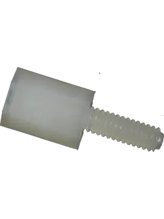 Nylon spacer M2 6 mm, 100 pcs.