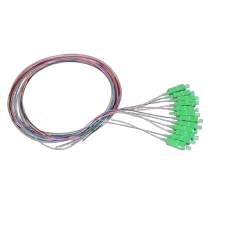 NFO Fiber optic pigtail SC APC, SM, G.657A2, 900um, 2m, 12 pack