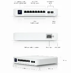 Ubiquiti USW-Enterprise-8-PoE - UniFi L3 Managed Switch Enterprise 8 PoE
