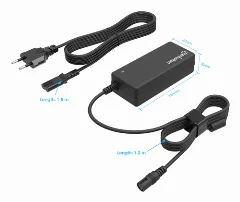 Manhattan punjač za laptop 65W, univerzalni, crni
