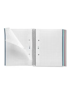 Kolegij blok Miquelrius A5 70g 100L spiralni kocke Keep it simple MR4059
