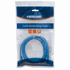 Intellinet Cat6, CCA, U/UTP, PVC,RJ45, 0.5m, plavi