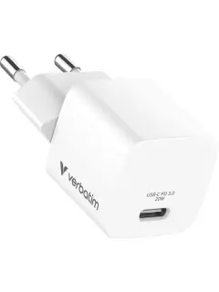 Punjač zidni Verbatim Mini GaN #32395 USB-C PD 20W, EU, bijeli