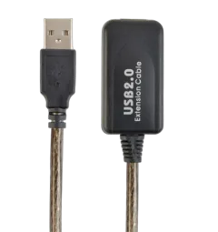 Gembird Active USB 2.0 extension cable, 5m, black