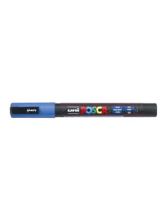 Marker Uni pc-3ml Posca glitter plavi
