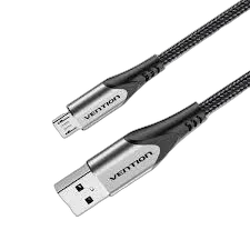 Vention Cotton Braided USB 2.0 A Male to Micro-B Male 2A Cable 1M