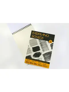 Blok Fabriano schizzi 21x29,7 (A4) 90g 80L spiralni top side 19100714 (zamjena za 27628, 27630)