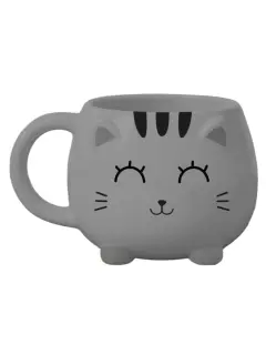 Šalica iTotal Chunky Cat siva XL2568C
