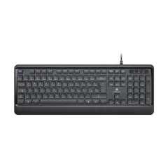 NaviaTec K105 USB Wired Keyboard, 104 keys, HR layout