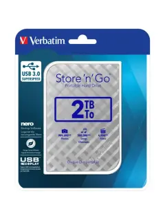 Externi hard disk Verbatim #53198 Store'n'Go 2.5" 2TB USB 3.0 Gen2, srebrni