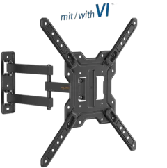Transmedia Swivel premium TV wall mount, 23" - 65", Black