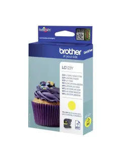 Tinta Brother LC123Y yellow 600 str.