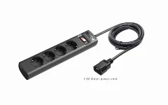 APC Power Strip IEC C14 TO 4 Outlet Schuko (CEE 7 3)