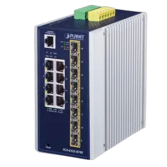 Planet Industrial L3 8-Port 10 100 1000T 8-Port 100 1000X SFP Managed Ethernet Switch