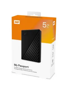 WD My Passport 5TB Portable, USB 3.0 crni