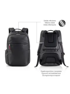 Ruksak za prijenosno računalo Miquelrius crna 16" M 38x46x13cm MR16980