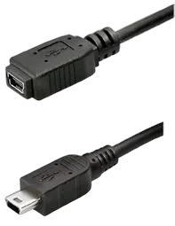 Transmedia Mini USB B Extension Kable