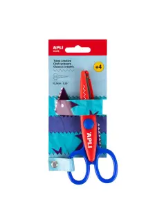 Škare Apli cik-cak nazubljene plave 13,5cm 20000