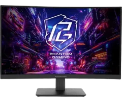 ASRock Gaming Monitor PG27QRT1B, 27", QHD, VA, 180Hz, 1ms, Curved