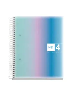Kolegij blok Miquelrius A5 70g 120L spiralni crte Aurora Santorini MR4251