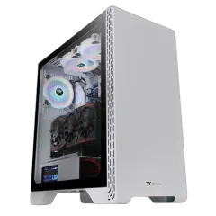Thermaltake S300 Tempered Glass Snow Edition Mid-Tower Chassis