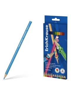 Drvene bojice ErichKrause trokutaste Color Friends 3mm 12/1