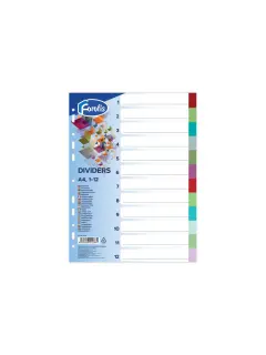 Pregrada plastična Forofis A4 12 boja 91288