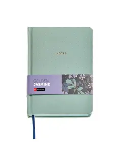 Notes Miquelrius A5 Golden Jazmine Zelena tkanina 96L 80g/m2 crte MR8307