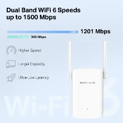 Mercusys AX1500 Wi-Fi 6 Range Extender